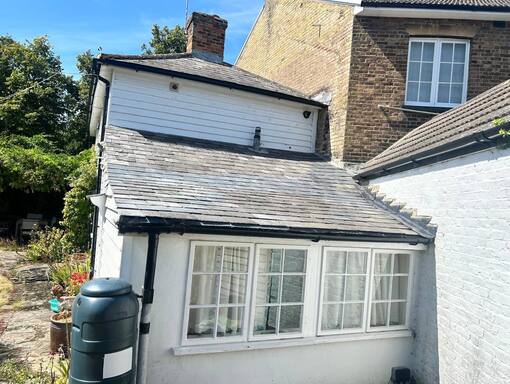 This is a photo of a roof needing repair in Alresford