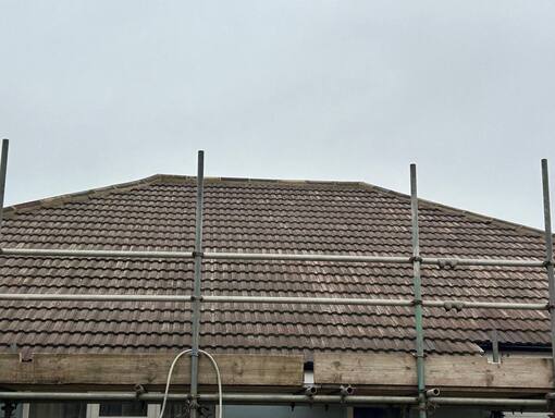 FS Roofing Alresford 4 This is a photo of a roof being installed in Alresford. Installation carried out by FS Roofing Alresford